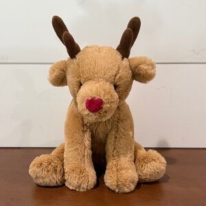 Jellycat - Romi Reindeer- Brown Reindeer with Red Nose
